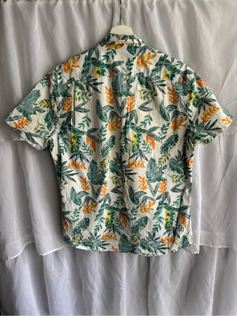 J. Crew Tropical Flex-washed Button Up Shirt